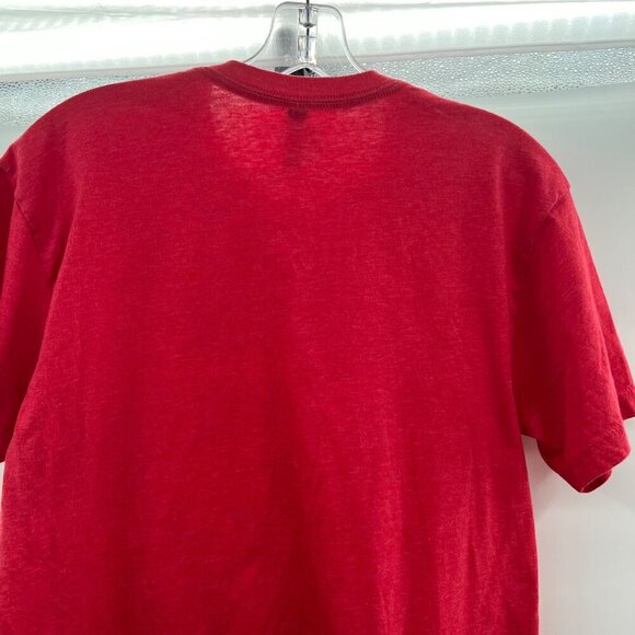 Next Level Apparel Women's Santa T-Shirt Red/White Size Medium - Picture 6 of 9